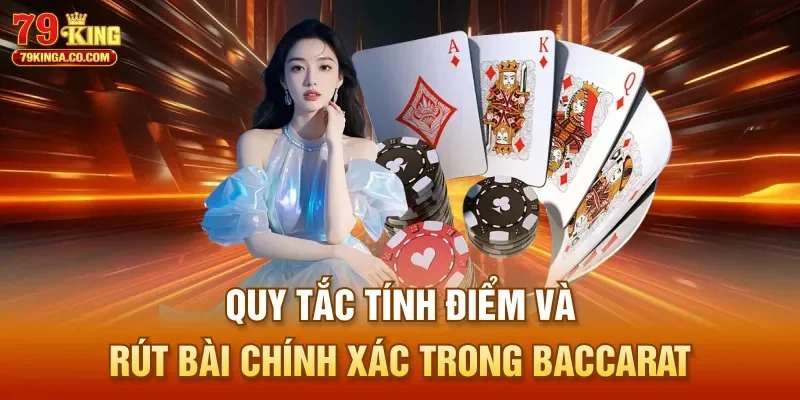 Quy tắc tính điểm và rút bài chính xác trong Baccarat